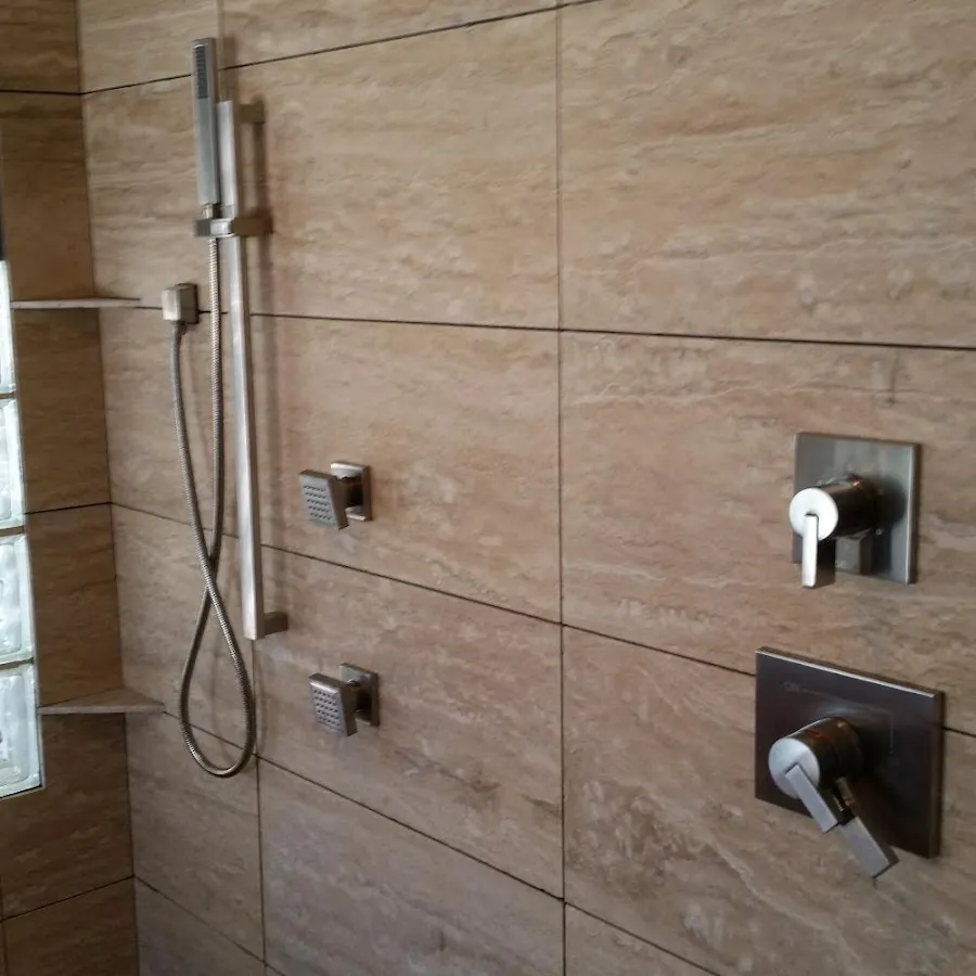 Shower fixture installation for Water Heater Replacement in Westland